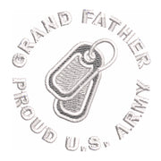 Army Grandfather digitized embroidery design