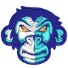 Monkey Blue digitized embroidery design