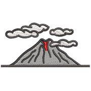 Guatemala Atitlan Volcano digitized embroidery design