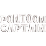 Pontoon Captain digitized embroidery design