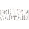 Pontoon Captain digitized embroidery design