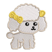 Cute Dog digitized embroidery design