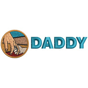 Holding Hand Daddy digitized embroidery design