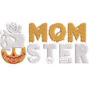 Pumpkin Momster digitized embroidery design