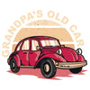 Grandpa's Old Car digitized embroidery design