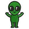 Alien Baby digitized embroidery design