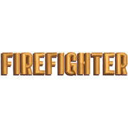 Firefighter Logo digitized embroidery design