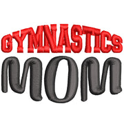 Gymnastics Mom digitized embroidery design