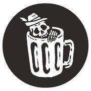 Oktoberfest Skull in Beer Cup digitized embroidery design