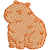 Cartoon Guinea Pig digitized embroidery design