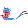 Costa Rica Bird digitized embroidery design