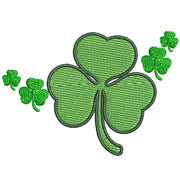 St.Patrick Day Clovers Logo