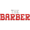 The Barber Logo digitized embroidery design