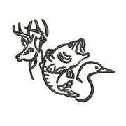 Fish Duck Deer Logo