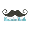 Mustache Month Logo