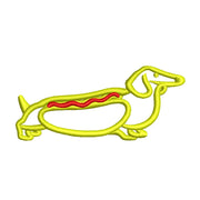 Cute Dachshund Outline Design