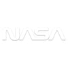 White Original NASA Word Logo