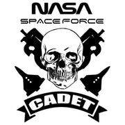 Black NASA Space Force Cadet Skull