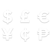 White Money Symbols