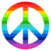 Rainbow Peace Circle Sign