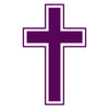 Purple Cross Symbol