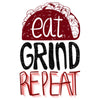 Burgundy Eat Grind Repeat