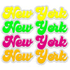 Yellow Multi New York Colors Repeat