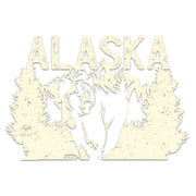 Cream Vintage Alaska Bear