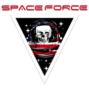 Yellow Space Force Skull