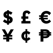 Black Money Symbols