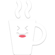 White Red Coffee Cup