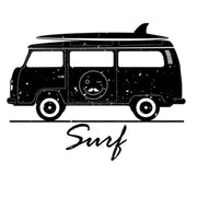 Black Hippie Surf Van