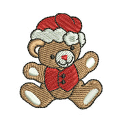 Santa Teddy Bear Logo