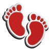 Baby Foot Print digitized embroidery design