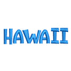 Hawaii Script digitized embroidery design