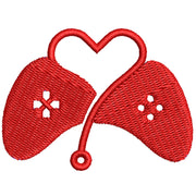 Heart Controller digitized embroidery design