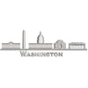 Washington digitized embroidery design