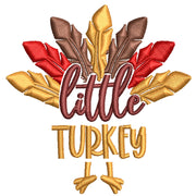 Little Turkey digitized embroidery design