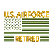 US Air Force Retired Logo Design