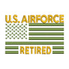 US Air Force Retired Logo Design