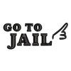 Go To Jail embroidery design