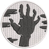 Zombie Hand digitized embroidery design