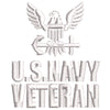 U.S. Eagle Navy Veteran digitized embroidery design