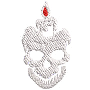 Skull Candle digitized embroidery design