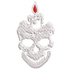 Skull Candle digitized embroidery design