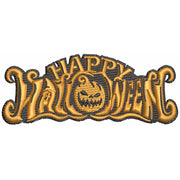 Happy Halloween Pumpkin Text