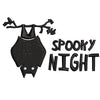 Spooky Night digitized embroidery design