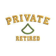 Private Retired Symbol