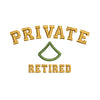 Private Retired Symbol