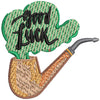 Good Luck Pipe digitized embroidery design